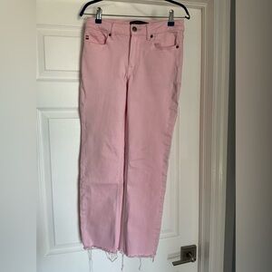 Tommy Hilfiger Tribeca Straight Ankle Pink Jeans Size 2